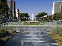 Juegos del agua en Roma imagen de archivo libre de regalías Juegos del agua en Roma imagen de archivo libre de regalías