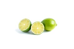 Juicy lime on white background royalty free stock photography Juicy lime on white background royalty free stock photography