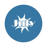 July icon. Element of name of month icons for mobile concept and web apps. Badge style July icon can be used for web and mobile ap royalty free illustration July icon. Element of name of month icons for mobile concept and web apps. Badge style July icon can be used for web and mobile ap royalty free illustration