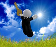 Jumping Happy Businessman Icon Stock Photos Jumping Happy Businessman Icon Stock Photos