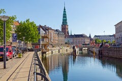 Construction in Copenhagen by Nikolaj royalty free stock photography Construction in Copenhagen by Nikolaj royalty free stock photography
