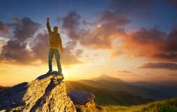 Junge Frau, die yeah kreischt! in der Freude Stockfoto Junge Frau, die yeah kreischt! in der Freude Stockfoto