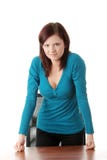 Junge Geschäftsfrau stockfotografie Junge Geschäftsfrau stockfotografie