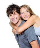 Junge glückliche Paare stockfotografie Junge glückliche Paare stockfotografie