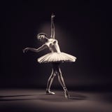 Junge und schöne Ballerina vektor abbildung Junge und schöne Ballerina vektor abbildung