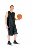 Junger männlicher Basketball-Spieler stockbild Junger männlicher Basketball-Spieler stockbild