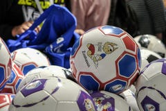 2018 14 Juni Moskou, Rusland Eerste gelijke van de Wereld FO van FIFA 2018 royalty-vrije stock foto's 2018 14 Juni Moskou, Rusland Eerste gelijke van de Wereld FO van FIFA 2018 royalty-vrije stock foto's