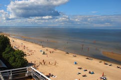 Jurmala With The Riga Gulf Is The Central Resort I Royalty Free Stock Image