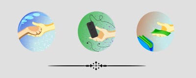 Just give me your hand stock illustration Just give me your hand stock illustration