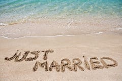 Just Married Royalty Free Stock Image Just Married Royalty Free Stock Image