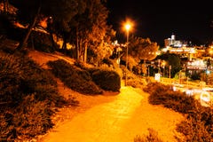 Jérusalem par nuit images stock Jérusalem par nuit images stock