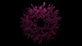 4K CGI paint powder simulation. royalty free illustration 4K CGI paint powder simulation. royalty free illustration