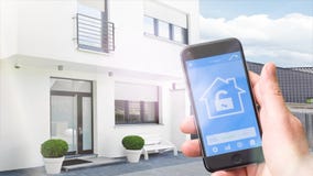 4k - Ultra HD - intelligentes Haus, homeautomation mit Handy 4k - Ultra HD - intelligentes Haus, homeautomation mit Handy