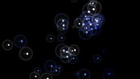 4k van de de balkunst van het bellengas het deeltjesachtergrond, schone ballonblaar onderwater stock illustratie 4k van de de balkunst van het bellengas het deeltjesachtergrond, schone ballonblaar onderwater stock illustratie