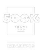 500K οι οπαδοί, σας ευχαριστούν Μινιμαλιστική τυπογραφία απομονωμένο στο λευκό υπόβαθρο Διανυσματικό πρότυπο για τα κοινωνικά εμβ ελεύθερη απεικόνιση δικαιώματος 500K οι οπαδοί, σας ευχαριστούν Μινιμαλιστική τυπογραφία απομονωμένο στο λευκό υπόβαθρο Διανυσματικό πρότυπο για τα κοινωνικά εμβ ελεύθερη απεικόνιση δικαιώματος
