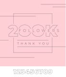200K οι οπαδοί, σας ευχαριστούν Τυπογραφία απομονωμένο στο ροζ υπόβαθρο Πρότυπο Editable με όλους τους αριθμούς για τα κοινωνικά ελεύθερη απεικόνιση δικαιώματος 200K οι οπαδοί, σας ευχαριστούν Τυπογραφία απομονωμένο στο ροζ υπόβαθρο Πρότυπο Editable με όλους τους αριθμούς για τα κοινωνικά ελεύθερη απεικόνιση δικαιώματος