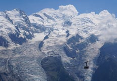 Härligt berglandskap - Mont Blanc royaltyfri bild Härligt berglandskap - Mont Blanc royaltyfri bild