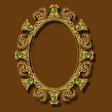 Kader gouden kleur met schaduw Royalty-vrije Stock Afbeeldingen Kader gouden kleur met schaduw Royalty-vrije Stock Afbeeldingen