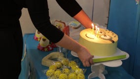 Kakan med stearinljus Kakan med stearinljus