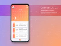 Kalender mobiler App Entwurfs-Modell-Vektor der Aufgaben-UI UX Schablonenplan GUI UI UX Kalender Widget vektor abbildung Kalender mobiler App Entwurfs-Modell-Vektor der Aufgaben-UI UX Schablonenplan GUI UI UX Kalender Widget vektor abbildung