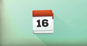 Kalender som river sönder av sidor 1 till 31 Kalender som river sönder av sidor 1 till 31