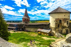 Kamianets Podilskyi kasztel 14 obraz stock Kamianets Podilskyi kasztel 14 obraz stock