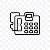kan wordt geïsoleerd het antwoordapparaat vector lineaire die pictogram op transparante achtergrond, het concept van de antwoorda royalty-vrije illustratie kan wordt geïsoleerd het antwoordapparaat vector lineaire die pictogram op transparante achtergrond, het concept van de antwoorda royalty-vrije illustratie
