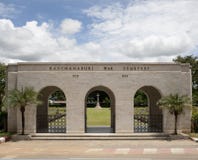 Kanchanaburi War Cemetery, River Kwai, Thailand Stock Photography Kanchanaburi War Cemetery, River Kwai, Thailand Stock Photography
