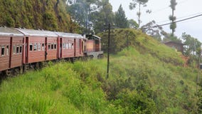 Kandy à viagem de trem de Ella - Sri Lanka imagens de stock Kandy à viagem de trem de Ella - Sri Lanka imagens de stock