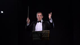 Kapellmeister ustawia tempo występ zbiory Kapellmeister ustawia tempo występ zbiory