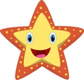 Karikatur glückliche Starfish lizenzfreie abbildung Karikatur glückliche Starfish lizenzfreie abbildung