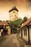 Karlstein kasztel cesky krumlov republiki czech miasta średniowieczny stary widok obraz royalty free Karlstein kasztel cesky krumlov republiki czech miasta średniowieczny stary widok obraz royalty free