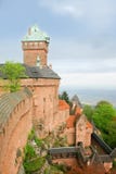 Kasteel haut-Koenigsbourg stock foto's Kasteel haut-Koenigsbourg stock foto's
