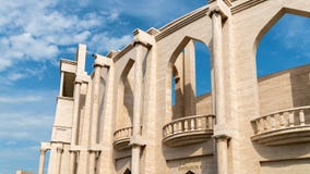 Katara Cultural village multi purpose hall Amphitheater, Doha, Qatar stock image Katara Cultural village multi purpose hall Amphitheater, Doha, Qatar stock image