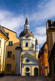 Katarina kyrka Catherine Church with clock on dome, Stockholm, S stock image Katarina kyrka Catherine Church with clock on dome, Stockholm, S stock image