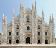 katedralny duomo fasadowy Italy Lombardy Milan Zdjęcie Stock katedralny duomo fasadowy Italy Lombardy Milan Zdjęcie Stock