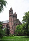 Kathedraal Heilige Peter in Wormen, Duitsland royalty-vrije stock afbeelding Kathedraal Heilige Peter in Wormen, Duitsland royalty-vrije stock afbeelding