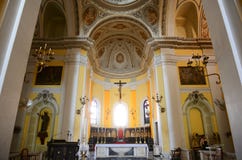 Kathedraal van San Juan Bautista, San Juan, Puerto Rico stock afbeelding Kathedraal van San Juan Bautista, San Juan, Puerto Rico stock afbeelding