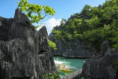 Kayangan lake in Coron, Palawan, Philippines