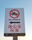 Kein Schiff-Zeichen stockfotografie Kein Schiff-Zeichen stockfotografie