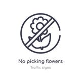 keine Ernteblumenentwurfsikone lokalisierte Linie Vektorillustration von der Verkehrsschildersammlung editable Haarstrich kein Sa lizenzfreie abbildung keine Ernteblumenentwurfsikone lokalisierte Linie Vektorillustration von der Verkehrsschildersammlung editable Haarstrich kein Sa lizenzfreie abbildung