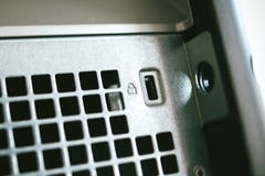 Kensington kędziorek na potężnej staci roboczej obraz stock Kensington kędziorek na potężnej staci roboczej obraz stock