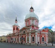 Kerk van Heilige Grote Martelaar en Genezer Panteleimon Panteleimon Church, St. Petersburg, Rusland stock afbeeldingen Kerk van Heilige Grote Martelaar en Genezer Panteleimon Panteleimon Church, St. Petersburg, Rusland stock afbeeldingen