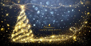Kerstmis magische boom stock illustratie Kerstmis magische boom stock illustratie