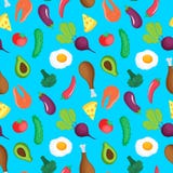 Keto diet. Ketogenic low carb and protein, high fat. vegetables, meat, fish and other food. vector illustration Keto diet. Ketogenic low carb and protein, high fat. vegetables, meat, fish and other food. vector illustration