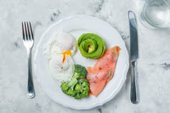 Ketogenic matbegrepp - platta med keto-mat fotografering för bildbyråer Ketogenic matbegrepp - platta med keto-mat fotografering för bildbyråer