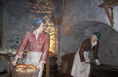 Keuken die in Stirling Castle plaatsen royalty-vrije stock afbeelding Keuken die in Stirling Castle plaatsen royalty-vrije stock afbeelding
