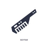 keytar ikona na białym tle Prosta element ilustracja od muzycznego pojęcia royalty ilustracja keytar ikona na białym tle Prosta element ilustracja od muzycznego pojęcia royalty ilustracja