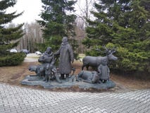Khanty familj royaltyfri foto Khanty familj royaltyfri foto