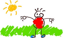 Kids Drawing Stock Images Kids Drawing Stock Images